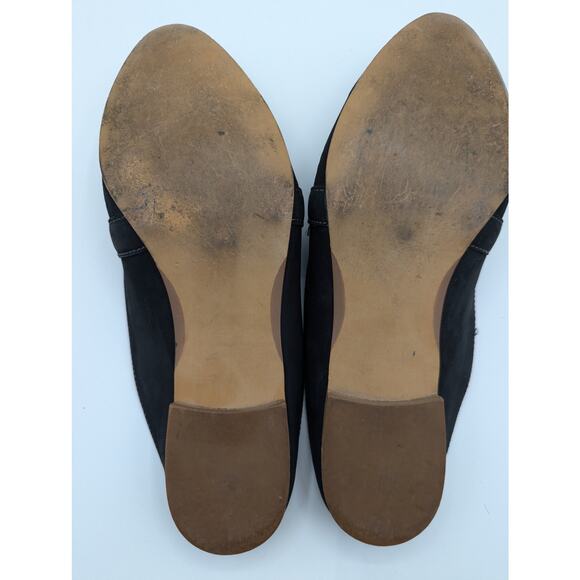 Crown Vintage | Katrine Laser Cut Suede Leather Mule Shoes | Size 8M - Picture 8 of 8